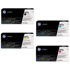 حبر ليزر اصلي اتش بي HP 651A  مجموعة 4 الوان .